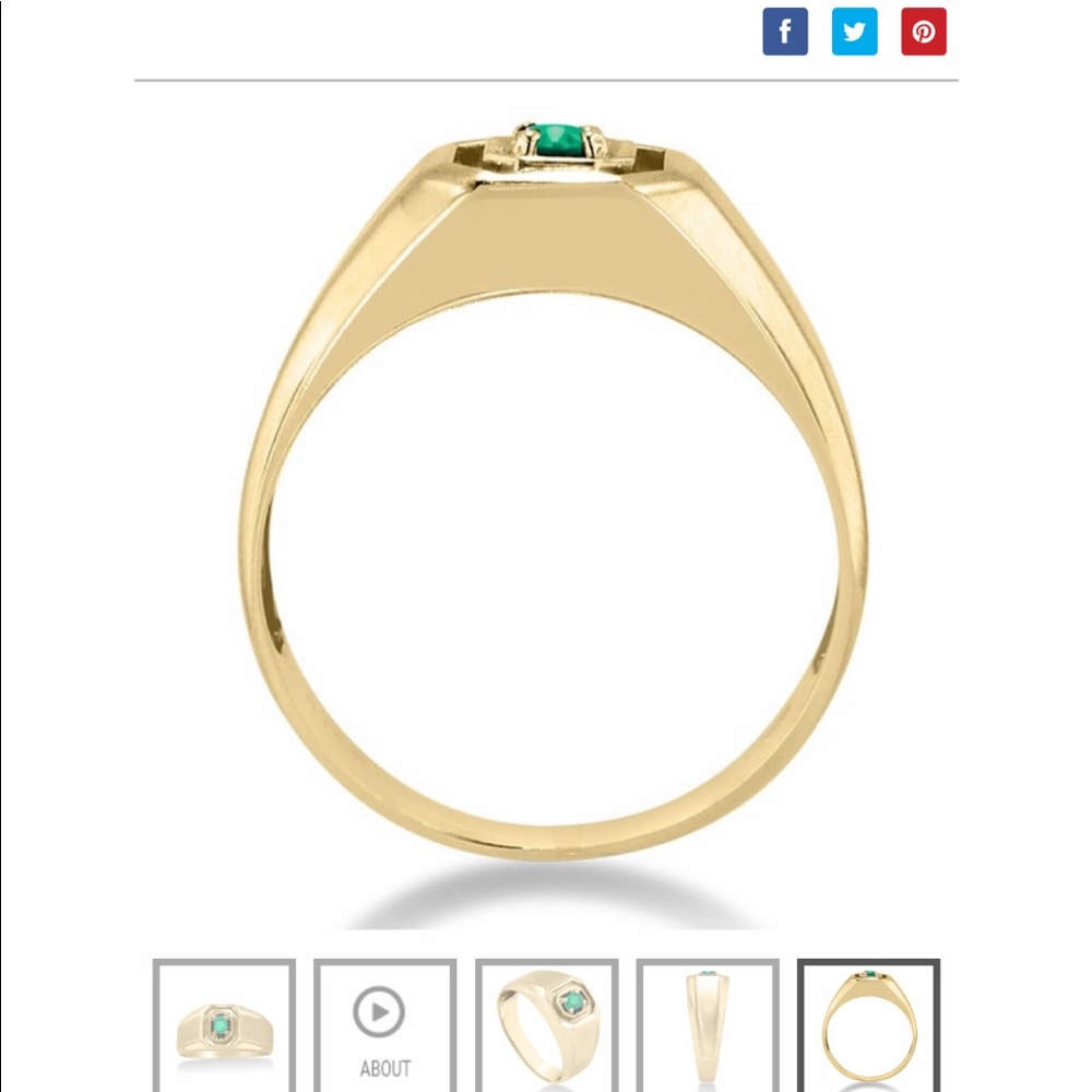 Men’s oval ring - Picture 2 of 5
